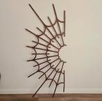 vintage retro brutalist wandsculptuur wand decoratie mcm, Ophalen of Verzenden, Zo goed als nieuw