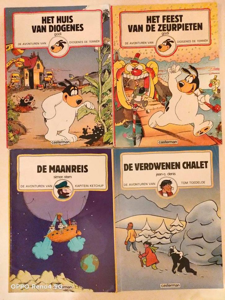 Godi diogenes de terriër+tom toedeloe+kapitein ketchup €2,50, Boeken, Stripboeken, Zo goed als nieuw, Meerdere stripboeken, Ophalen of Verzenden