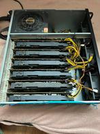 Crypto miner met 6 stuks p104-100 8gb, Computers en Software, Ophalen, Zo goed als nieuw