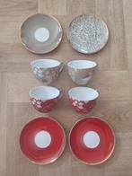pip studio kop en schotel beige en rood, Ophalen of Verzenden, Zo goed als nieuw, Overige stijlen, Kop(pen) en/of Schotel(s)