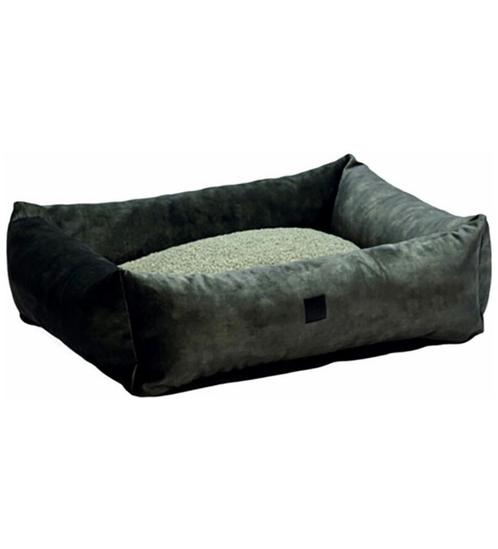 Designed by Lotte Yndis - Hondenmand - Groen - 80x70x22 cm, Dieren en Toebehoren, Hondenmanden, Nieuw, Stof, Ophalen of Verzenden