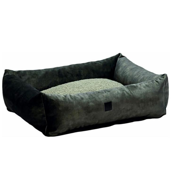 Designed by Lotte Yndis - Hondenmand - Groen - 80x70x22 cm, Dieren en Toebehoren, Hondenmanden, Nieuw, Stof, Ophalen of Verzenden