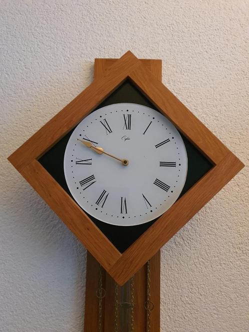 Orfac pendule wandklok, Huis en Inrichting, Woonaccessoires | Klokken, Gebruikt, Wandklok, Analoog, Ophalen