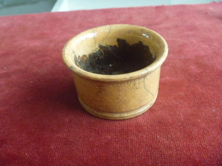 Societe Ceramique / Brocante oude zalfpot. Bodemvondst, Antiek en Kunst, Antiek | Servies los, Ophalen of Verzenden