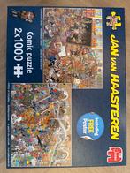 Jan van Haasteren 2x1000 - Rembrandt & Rariteitenkabinet, Ophalen, 500 t/m 1500 stukjes, Zo goed als nieuw, Legpuzzel