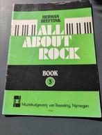 All about rock - Herman Beeftink - book 3, Ophalen of Verzenden, Zo goed als nieuw, Piano