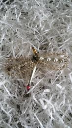 antieke kerstbal nr 106 model gablonzer libel, Ophalen of Verzenden, Gebruikt