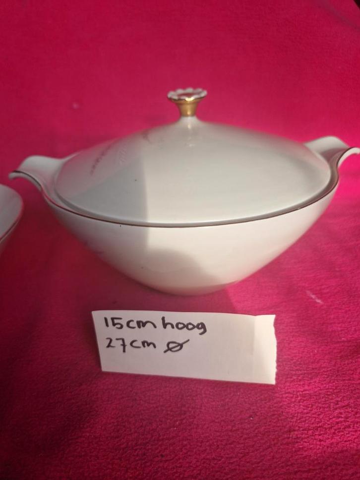 Oud Poselijn Servies - Bavaria Combin Servieze, Huis en Inrichting, Keuken | Servies, Gebruikt, Schaal of Schalen, Overige stijlen