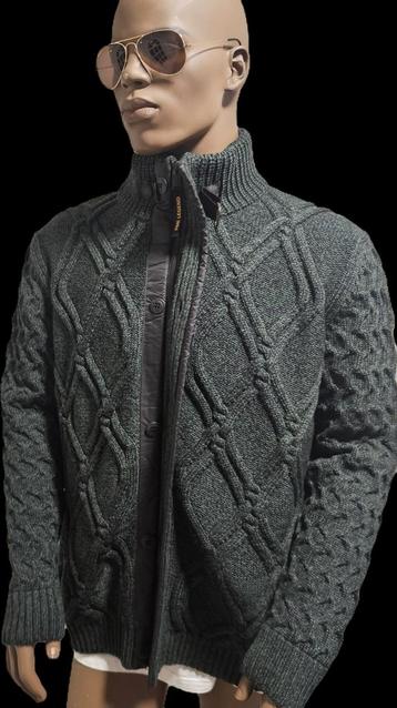 PME Legend warm gevoerd en gebreid deels wollen vest (XXL) beschikbaar voor biedingen
