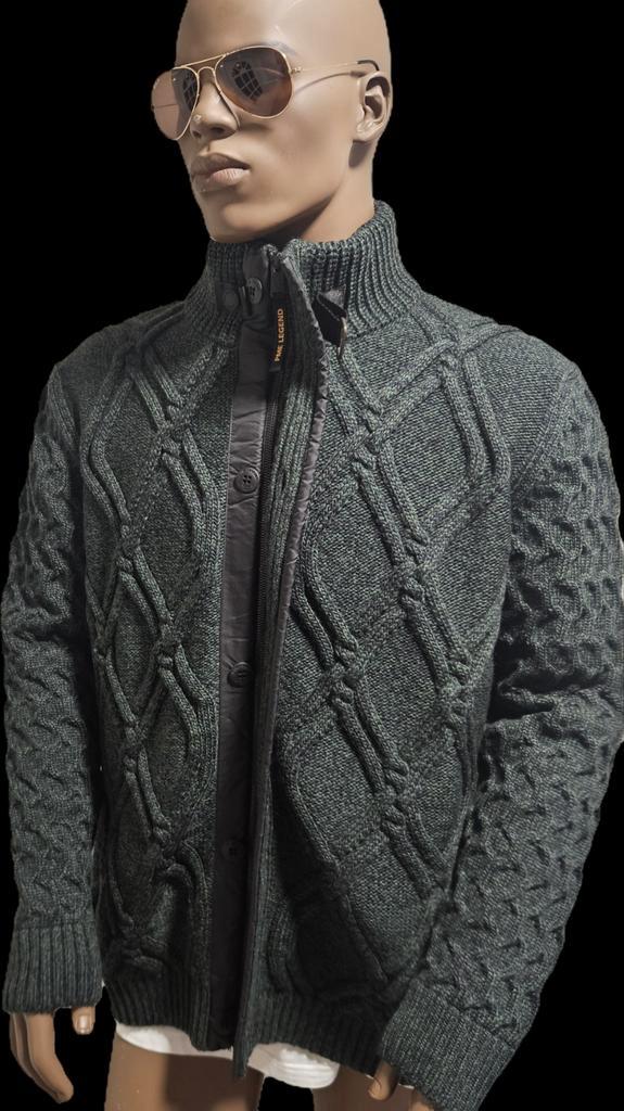 PME Legend warm gevoerd en gebreid deels wollen vest (XXL), Kleding | Heren, Truien en Vesten, Zo goed als nieuw, Overige maten