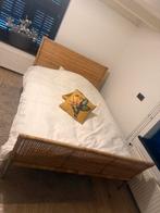 IKEA Bed 140x200 - Tweepersoonsbed, Huis en Inrichting, Ophalen, Riet, Bruin, Tweepersoons