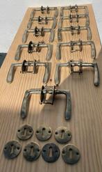 11x Deurklinken ANTIEK Begin1900 ‘Lepel’ klinken deurkrukken, Ophalen of Verzenden, Koper of Messing, Klink of Kruk