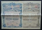 Nederlandsche Smederijen en Staalwerken te Terneuzen 2x, Verzenden, Voor 1920, Aandeel