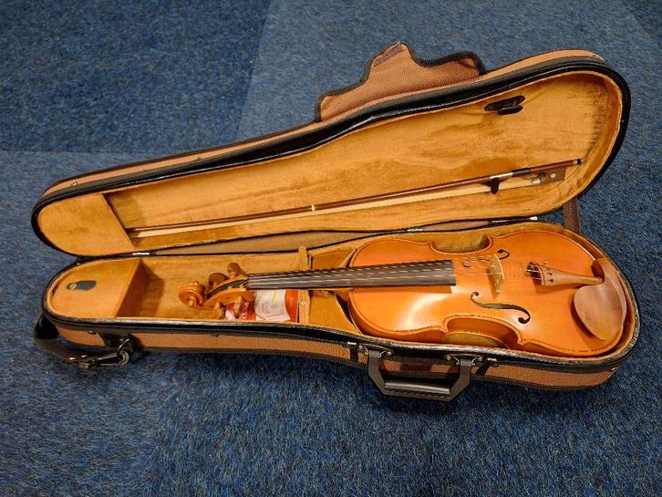Viool, Muziek en Instrumenten, Strijkinstrumenten | Violen en Altviolen, Gebruikt, Viool, 4/4-viool, Met koffer, Ophalen