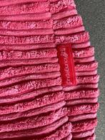 Roze Loungepug Zitzak + Voetenbank, Ophalen, Zo goed als nieuw, Roze, Zitzak