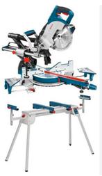 Bosch GCM 8 SJL Telescoop Afkortzaag incl. Onderstel te Huur, Ophalen, 1200 watt of meer, Afkortzaag, 70 mm of meer