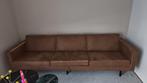 Retro vintage Cognac bank, Ophalen, 250 tot 300 cm, 75 tot 100 cm, Zo goed als nieuw