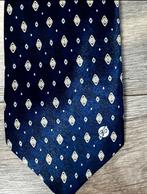 Vintage Versace stropdas Classic V2 100 % zijde nieuw, Blauw, Nieuw, Ophalen of Verzenden, Met patroon