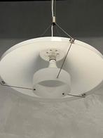 Jaren 70 hanglamp vintage design retro lamp wit kunststof, Huis en Inrichting, Lampen | Hanglampen, Ophalen, Gebruikt, Vintage
