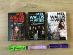 Mel Wallis de Vries-3 boeken Wreed, Schuld en Kansloos, zgan, Ophalen, Zo goed als nieuw, Mel Wallis de Vries