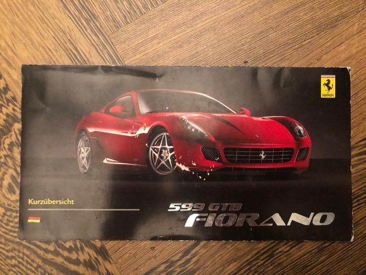 Handleiding instructieboek Ferrari 599 GTB Duits 1e druk, Auto diversen, Handleidingen en Instructieboekjes, Ophalen of Verzenden