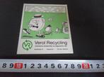 sticker strip maastricht verol recycling chemische afvalstof, Ophalen, Zo goed als nieuw