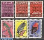 Suriname Republiek 518/523 Vogels en Bank zegels, Postzegels en Munten, Ophalen of Verzenden, Postfris