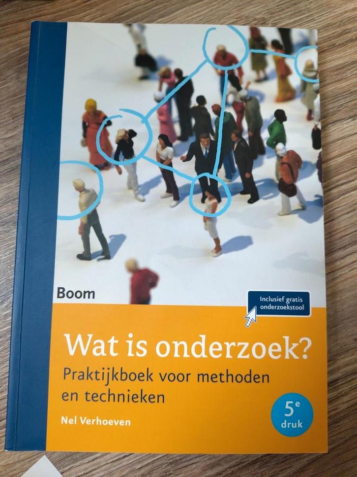 Nel Verhoeven - Wat is onderzoek?, Boeken, Wetenschap, Zo goed als nieuw, Ophalen of Verzenden