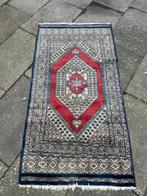 Vintage Handgeknoopt Kleedje 74x140 cm, Gebruikt, 100 tot 150 cm, Rechthoekig, Rood