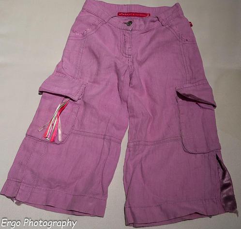 Broek Bengh per Principesse roze maat 86 / 92 100% linnen, Kinderen en Baby's, Babykleding | Maat 86, Gebruikt, Meisje, Broekje