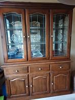 Vitrinekast, Ophalen, Glas, Vintage, Zo goed als nieuw