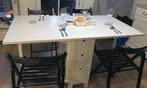 IKEA Norden inklapbare eettafel / folding table - white, Huis en Inrichting, Tafels | Eettafels, Ophalen, Gebruikt, 100 tot 150 cm