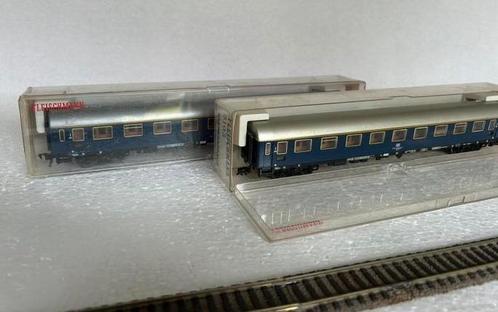2X Fleischmann 5103 560101-2 H0 1ste klas  van DB, Hobby en Vrije tijd, Modeltreinen | H0, Zo goed als nieuw, Wagon, Gelijkstroom