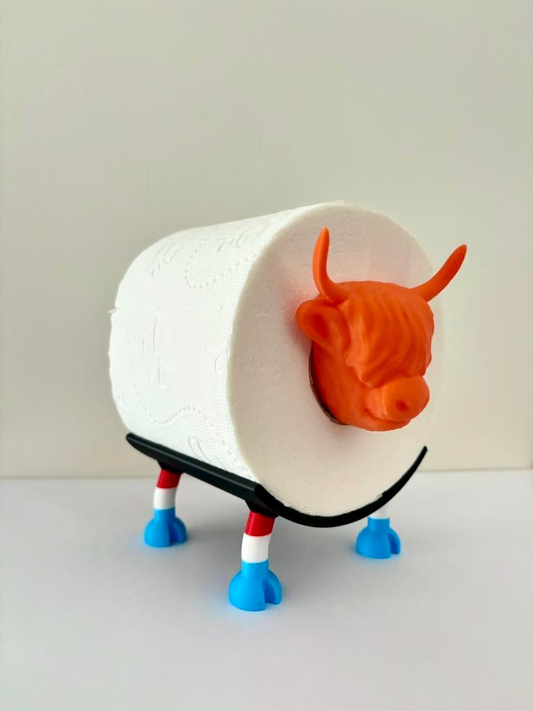 Toiletrolhouder Schotse Hooglander Holland, Ophalen of Verzenden