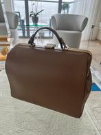 Hugo Boss Luxe Leren Dokters Tas - Mocca Bruin, Sieraden, Tassen en Uiterlijk, Tassen | Damestassen, Ophalen of Verzenden, Gebruikt