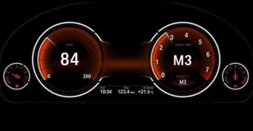 BMW F30 F31 F32 F33 F34 F36 6WB digitale tellerller klok. beschikbaar voor biedingen
