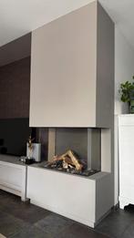 ru Maestro 80/3 Ecowave CLEAR VIEW GLAS en afstandsbediening, Ophalen, Zo goed als nieuw, Inbouwhaard, Gashaard