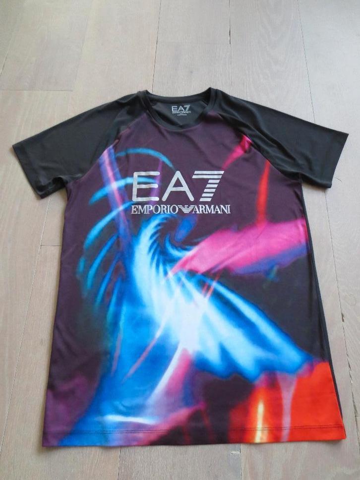 EA7 Emporio Armani T Shirt, maat S, Kleding | Heren, T-shirts, Zo goed als nieuw, Maat 46 (S) of kleiner, Zwart, Ophalen of Verzenden