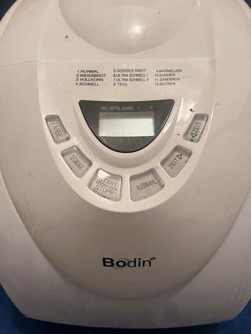 Bodin Broodbakmachine - Zo Goed Als Nieuw! beschikbaar voor biedingen