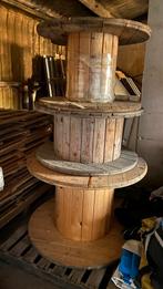 Houten haspels, kabelklossen, Ophalen of Verzenden, Gebruikt