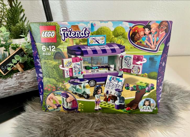 Lego Friends Emma's Kunstkraam, Kinderen en Baby's, Speelgoed | Duplo en Lego, Zo goed als nieuw, Lego, Complete set, Ophalen of Verzenden