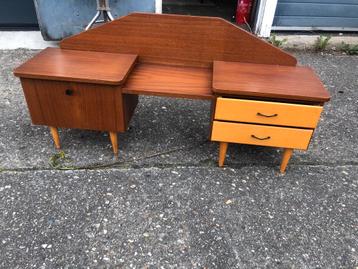 Laga kast klep lade vintage teak retro jaren 60 €125 hout tv beschikbaar voor biedingen