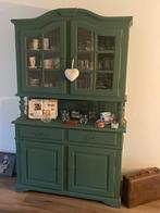 Grenen buffetkast kleur groen, Ophalen, Gebruikt, 100 tot 150 cm, 200 cm of meer