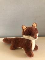Klein ongemerkt vosje van mohair wol en glazen oogjes -50er, Verzamelen, Beren en Cherished Teddies, Ophalen of Verzenden, Zo goed als nieuw