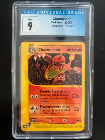 Charmeleon Pokémonkaart - CGC Mint 9 beschikbaar voor biedingen
