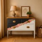 Unieke antieke ladekast, Huis en Inrichting, Kasten | Ladekasten, Ophalen, 100 tot 150 cm, Zo goed als nieuw, 3 of 4 laden