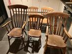 Engelse stoelen, Huis en Inrichting, Stoelen, Ophalen, Gebruikt, Bruin, Vijf, Zes of meer stoelen