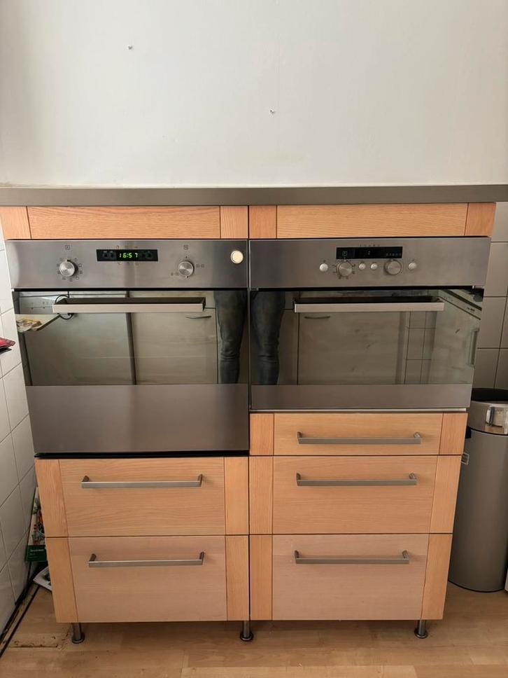 IKEA ladekast met ingebouwde oven en magnetron Whirlpool!, Huis en Inrichting, Keuken | Complete keukens, Zo goed als nieuw, Overige typen