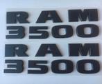 Dodge RAM 3500 embleem logo letters Mat Zwart, Verzenden