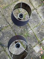 Set van 2 vintage tafellampen, Ophalen, Gebruikt, Metaal, Minder dan 100 cm